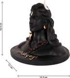 Black colour Adiyogi statue for home decorative and car dashboard