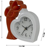 15x19 Cm Couple Heart Table Clock for Home Office College K4172
