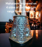 Sigaram Antique German Silver Round Tulasi Pot For Home Pooja Decor K4395