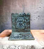 Sigaram Antique German Silver Square Tulasi Pot For Home Pooja Decor K4393