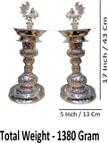Sigaram German Silver Diya K4490