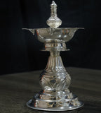 Sigaram 2 German Silver Diya is best for Home, Office and Temple Poojas K3131