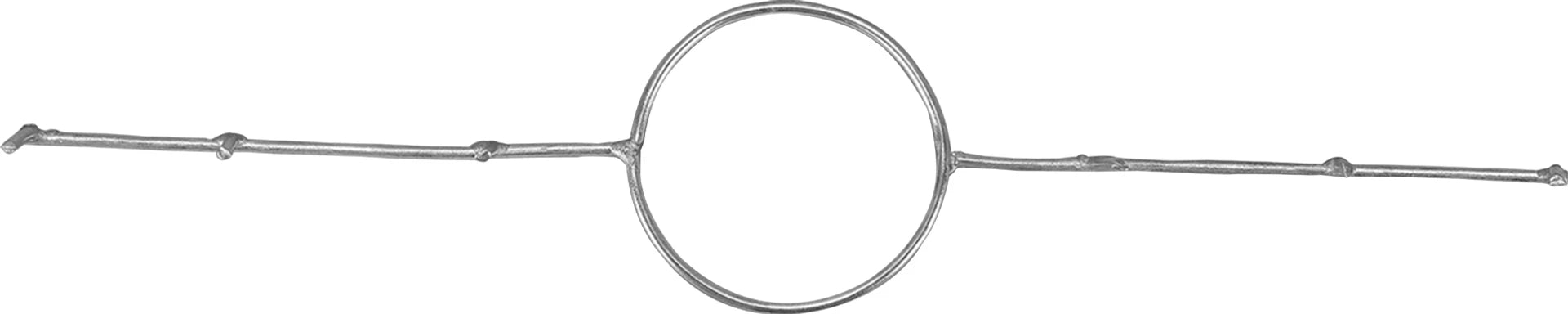 Sigaram Ring Type German Silver, Stick for Kalash Decor, Using Coconut and Flower Deity Ornament K4134