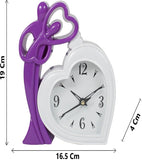 15x19 Cm Couple Heart Table Clock for Home Office College K4176