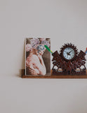 22x19 Cm Horse Table Clock With Penstand For Home Office College K4190