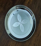 Sigaram German Silver 7 Inch Plate and Kum Kum Cup For Home Pooja Decore K2425