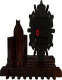 25x16 Cm Charkha Table Clock With Penstand For Home Office College K4182