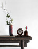 25x16 Cm Charkha Table Clock With Penstand For Home Office College K4182