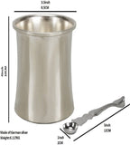 Sigaram German Silver Panch Patre With Pooja Hand For Home Pooja Festival Decor K3975