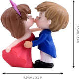 Cute Couple Kiss Figurin Miniature Showpiece Statue For Gift,Lovers K4278