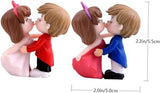 Cute Couple Kiss Figurin Miniature Showpiece Statue For Gift,Lovers K4277