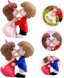 Cute Couple Kiss Figurin Miniature Showpiece Statue For Gift,Lovers K4277
