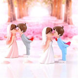 Cute Couple Kiss Gift Figurin Miniature Showpiece Statue For Gift,Lovers K4283