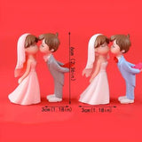 Cute Couple Kiss Gift Figurin Miniature Showpiece Statue For Gift,Lovers K4283