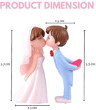 Cute Couple Kiss Gift Figurin Miniature Showpiece Statue For Gift,Lovers K4285