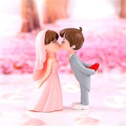 Cute Couple Kiss Gift Figurin Miniature Showpiece Statue For Gift,Lovers K4284
