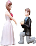 Cute Couple Proposing Figurin Miniature Showpiece Statue For Gift,Lovers K4282