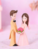 Cute Couple Weds Gift Figurin Miniature Showpiece Statue For Gift,Lovers K4287