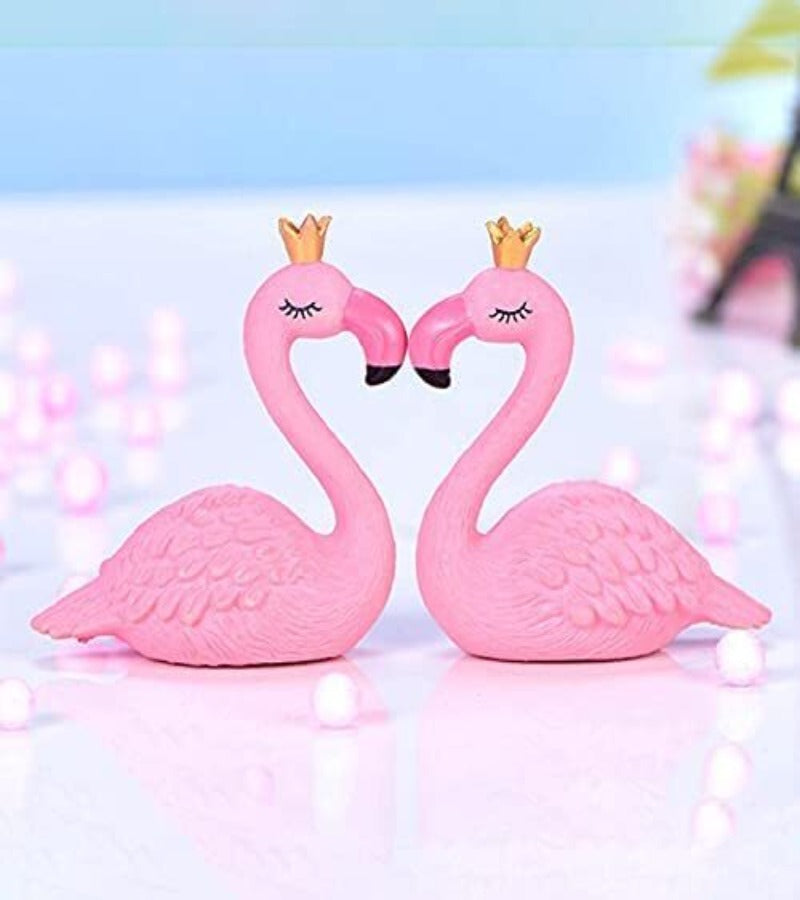 Flamingo Figurin Cartoon Miniature Showpiece Statue For Gift,Lovers K4261