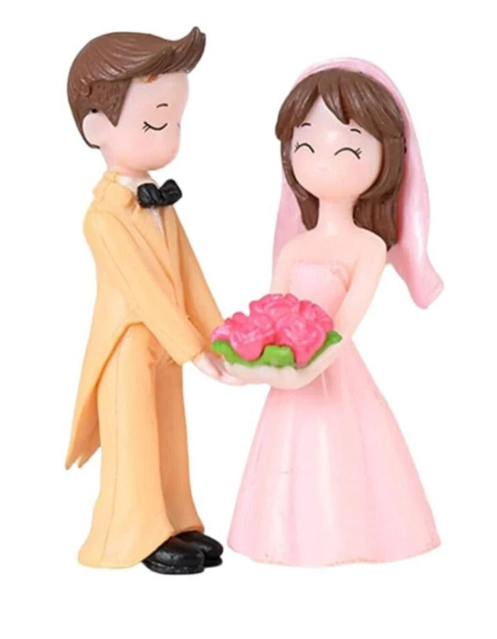 Cute Couple Weds Gift Figurin Miniature Showpiece Statue For Gift,Lovers K4287