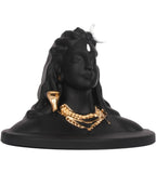 Black colour Adiyogi statue for Home Decorative and Car Dashboard K3967