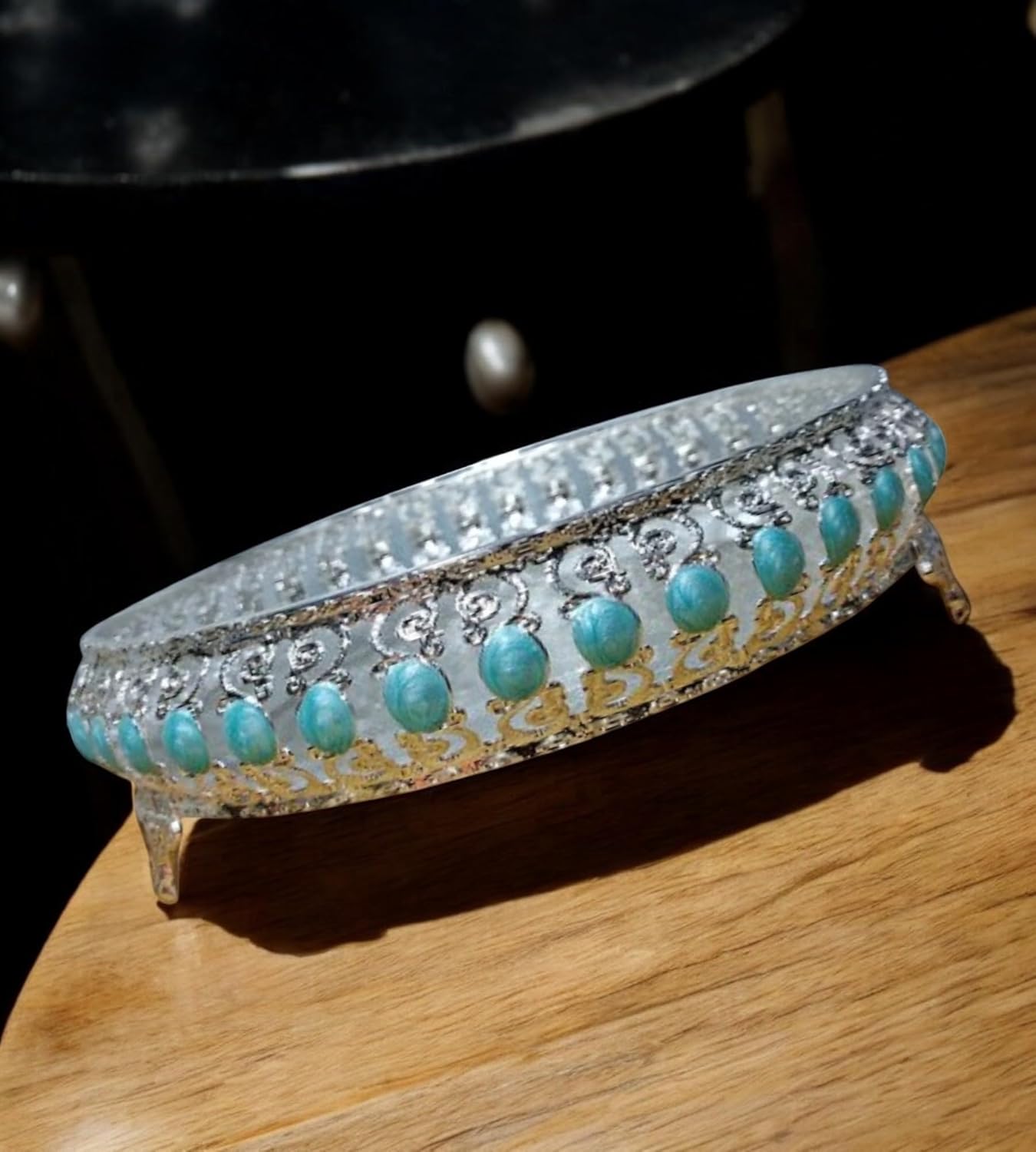 Sigaram 8 Inch Wedding Tray For Pooja Festival and Wedding Ceremany K4450