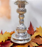 Sigaram 17 Inch Diya Made By Pure German Silver For Home Pooja Decore K4490