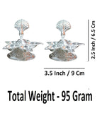 Sigaram Brass 2.5 Inch Panchmukhi Diya with Peacock Handle for Home Pooja Décor K4715
