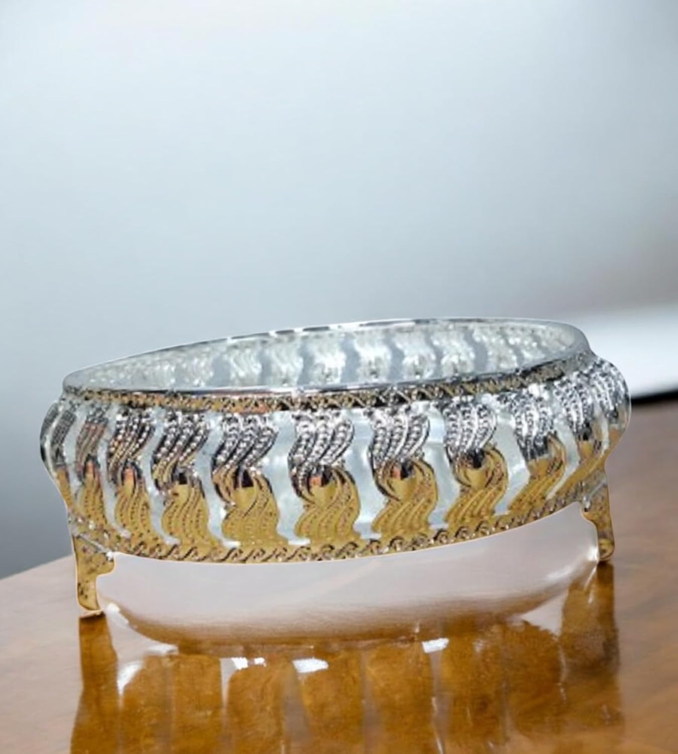 Sigaram 6 Inch Wedding Tray For Pooja Festival and Wedding Ceremany K4462