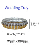 Sigaram 8 Inch Wedding Tray For Pooja Festival and Wedding Ceremany K4456