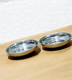 Sigaram German Silver 4 Inch Plain Plate For Home Pooja Decore K4486