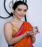 Sigaram German Silver 2.5 Inch Kum Kum Bharani Cup For Home Pooja Decor K2514