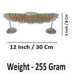 Sigaram Silver Plated Zig Design 108 Flower Stand for Varamahalakshmi Pooja Festival K4749