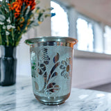 Sigaram Pure German Silver Tumbler Glass For Home Pooja Decor K4398