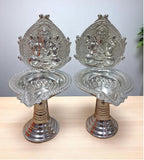 Sigaram Brass 4.7 Inch Ganesh Diya For Home, Mandir & Temple Pooja Décor K4712