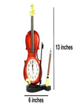 Clock Violin Brown A