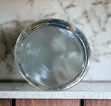Sigaram German Silver 10 Inch Plain Plate for Home Pooja Decor K3122