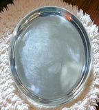 Sigaram German Silver 11 Inch Plain Plate For Home Pooja Decor K3123