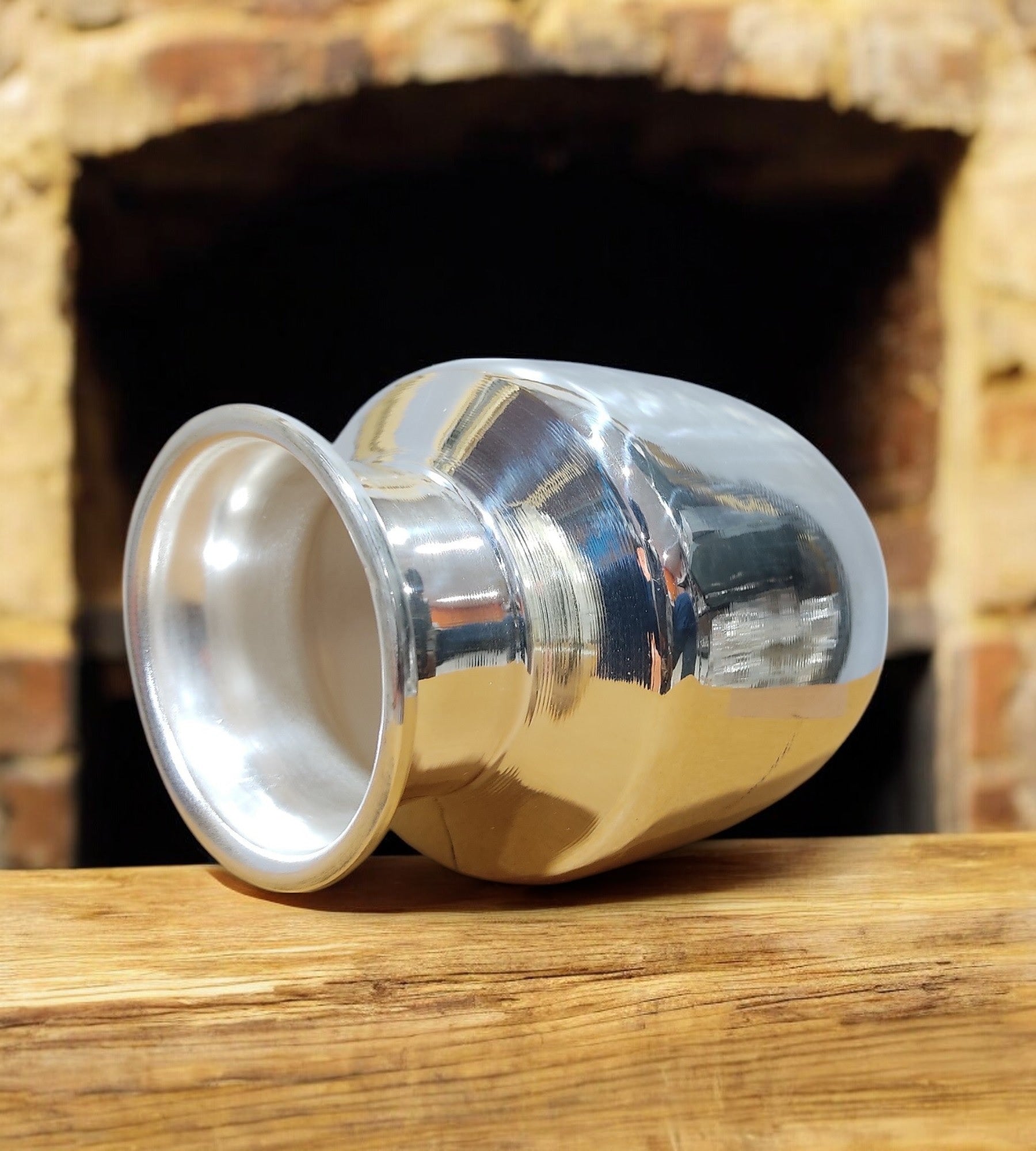 Sigaram Brass 5 Inch Plain Kalash / Chambu For Home Pooja Decore K4553