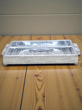 Sigaram 8x12 Inch Wooden Silver Plated Choky Tray Wedding Return Gifts & Festivals K5171