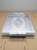 Sigaram 10x14 Inch Wooden Silver Plated Choky Tray for Wedding Return Gifts K5172