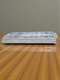 Sigaram 10x14 Inch Wooden Silver Plated Choky Tray for Wedding Return Gifts K5172
