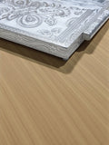 Sigaram 12x18 Inch Wooden Silver Plated Choky Tray for Wedding Return Gifts K5174