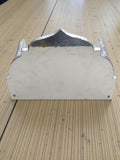 Sigaram 8x12 Inch Wooden Silver Plated Simhasan for Home & Temple Pooja God idols Simhasan K5179