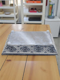 Sigaram 10x7.5 Inch Wooden Silver Plated Pooja Tray for Wedding Return Gifts K5187