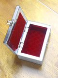 Sigaram 6x4 Inch Silver Plated Wooden Pooja Box For Home Pooja Box K5216