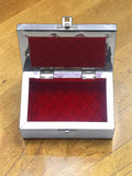Sigaram 6x4 Inch Silver Plated Wooden Pooja Box For Home Pooja Box K5216