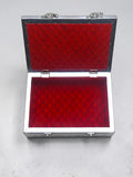 Sigaram 6x9 Inch Silver Plated Wooden Pooja Box For Home Pooja Box K5218