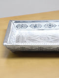 Sigaram 12x9 Inch Silver Plated Pooja Tray For Home & Wedding Functions K5225