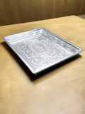 Sigaram 16x13 Inch Silver Plated Pooja Tray For Home & Wedding Functions K5226